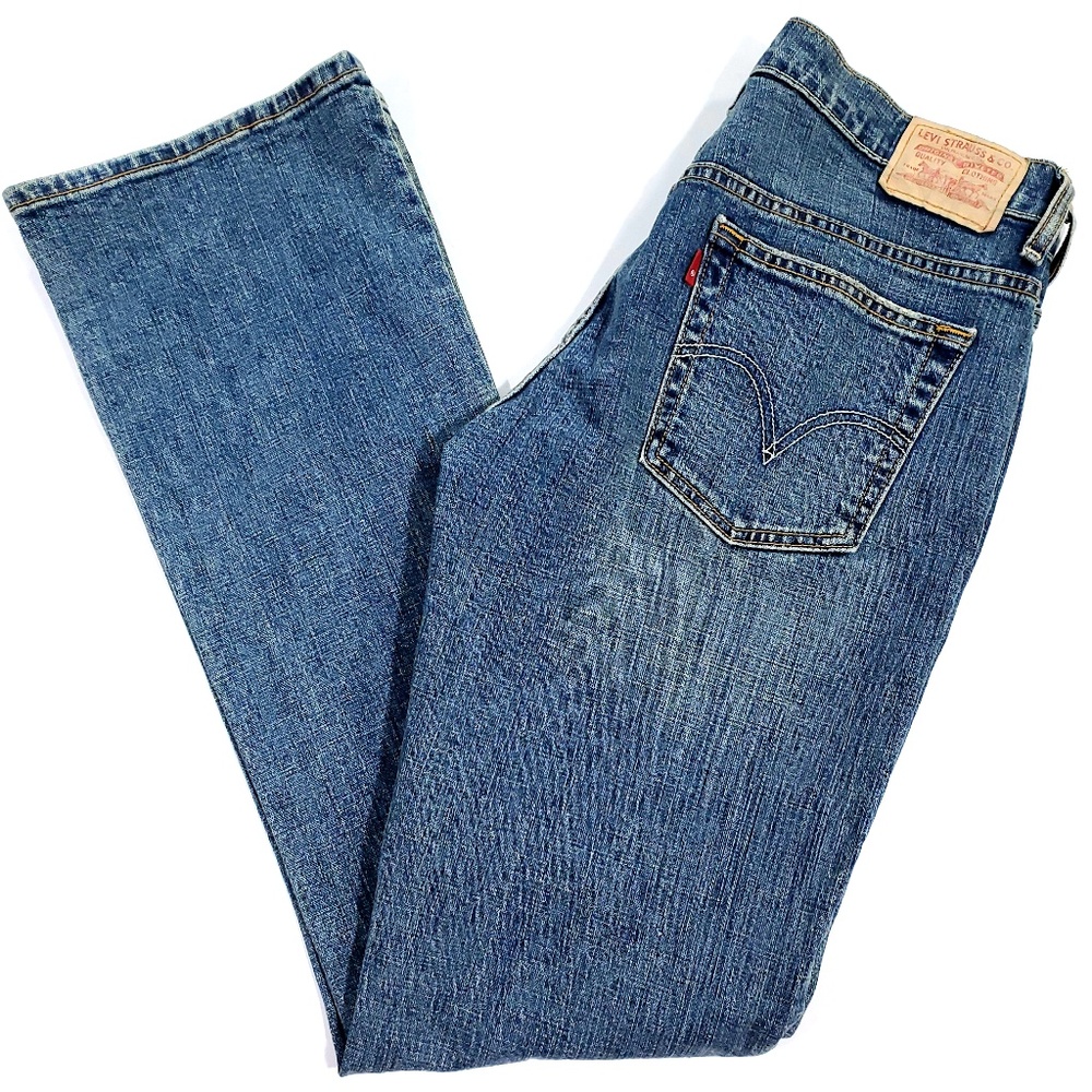 LEVI'S 515 Women's Bootcut Med Wash Jeans 8L EUC